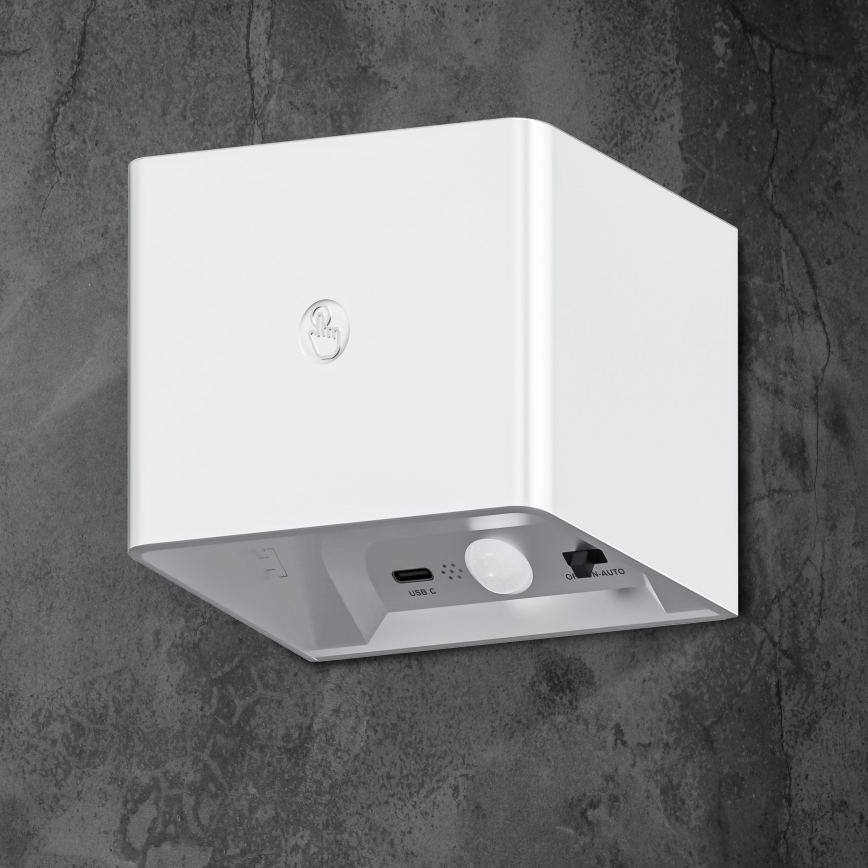 LED Dæmpbar væ touch-funktion lys med sensor MIRI LED/2,5W/3,7V 3000/4000/6400K 4000 mAh hvid