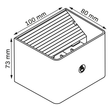 LED Dæmpbar væ touch-funktion lys med sensor MIRI LED/2,5W/3,7V 3000/4000/6400K 4000 mAh hvid