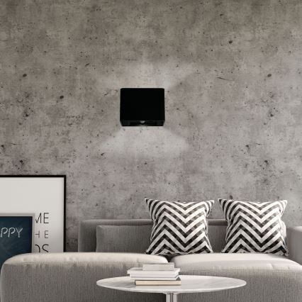 LED væglampe m touch-funktion og sensor dæmpbar MIRI LED/2,5W/3,7V 3000/4000/6400K 4000 mAh sort