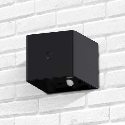 LED væglampe m touch-funktion og sensor dæmpbar MIRI LED/2,5W/3,7V 3000/4000/6400K 4000 mAh sort
