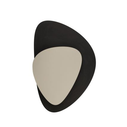 LED væglampe PEDRA LED/7W/230V sort/beige