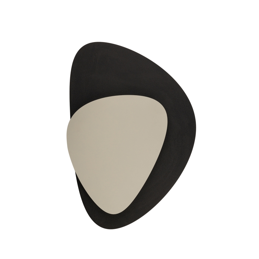 LED væglampe PEDRA LED/7W/230V sort/beige