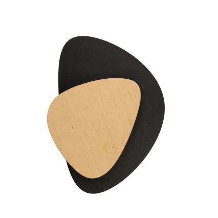 LED væglampe PEDRA LED/7W/230V sort/beige