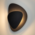 LED væglampe PEDRA LED/7W/230V sort
