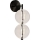 LED væglampe PLAYA LED/10W/230V sort