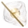 LED Væglampe RELAX LED/5W/230V guld/hvid