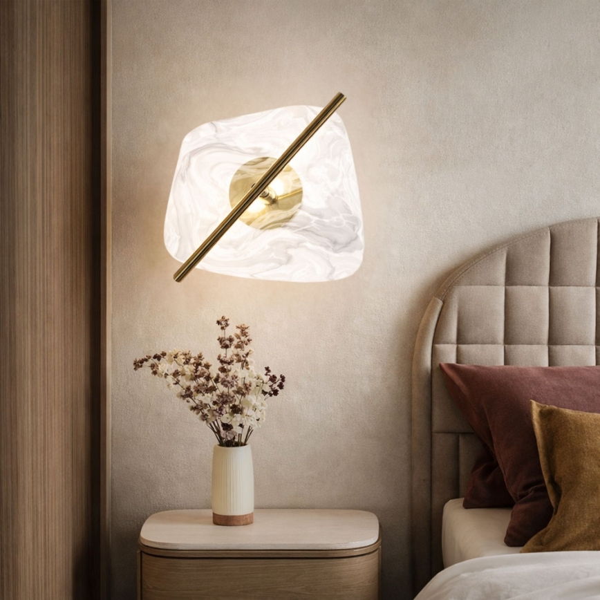 LED Væglampe RELAX LED/5W/230V guld/hvid