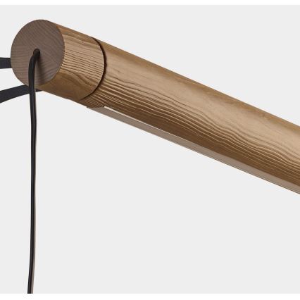 LED væglampe ROLLO LED/30W/230V træ