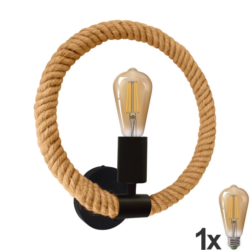 LED væglampe ROPE ARTHUR 1xE27/10W/230V