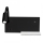 LED væglampe SHELF LED/4W+LED/5W+LED/2W/230V sort