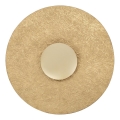 LED væglampe SOLE LED/7W/230V diameter 44 cm guldfarvet