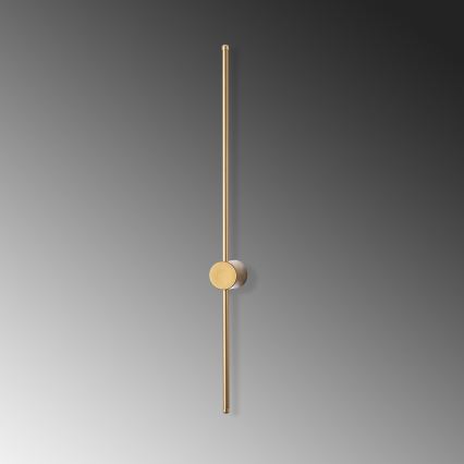LED væglampe SWORD LED/13W/230V 3000K mat guld