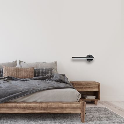 LED væglampe SYDNEY LED/6W/230V sort