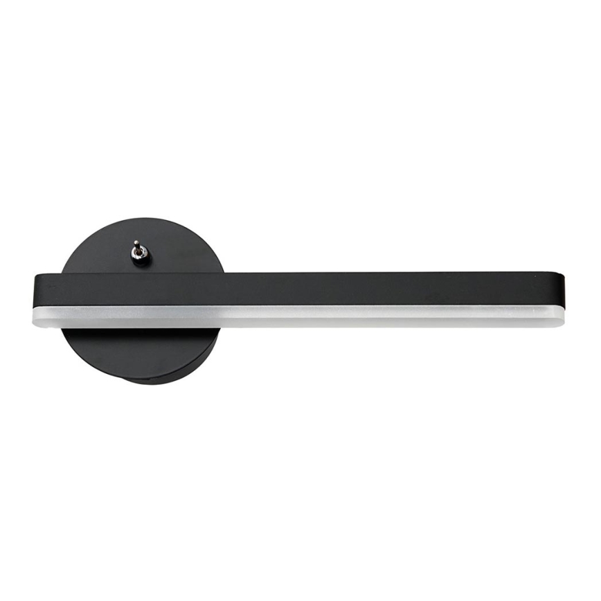 LED væglampe SYDNEY LED/6W/230V sort