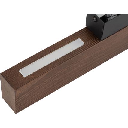 LED væglampe TEO LED/3W/230V 3000K valnød