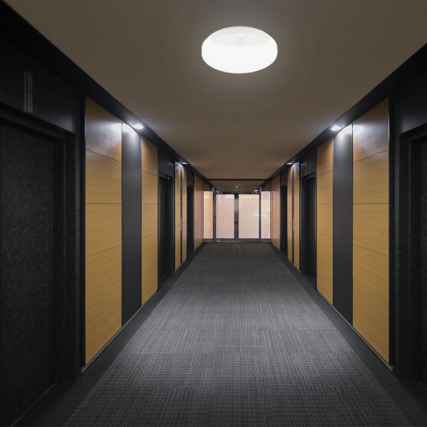 LED væglampe til badeværelse med sensor SAMSUNG CHIP LED/15W/230V 3000/4000/6000K IP44 hvid
