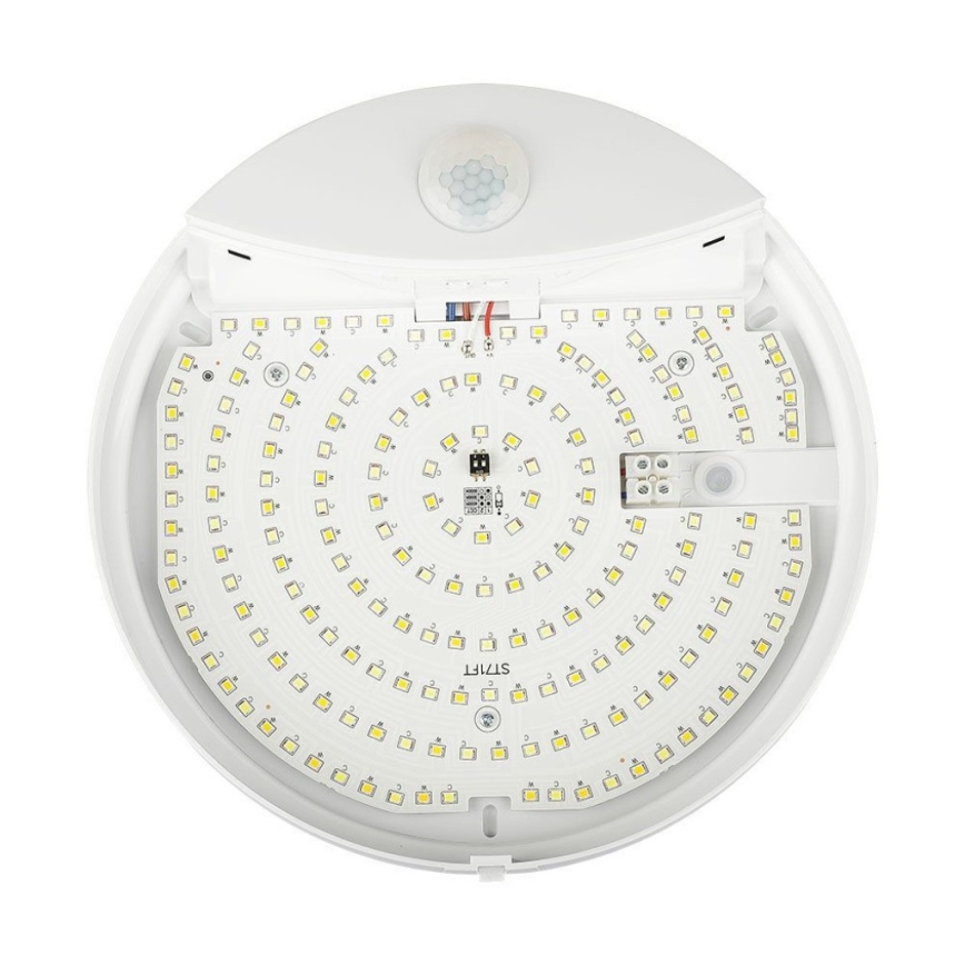 LED væglampe til badeværelse med sensor SAMSUNG CHIP LED/15W/230V 3000/4000/6000K IP44 hvid