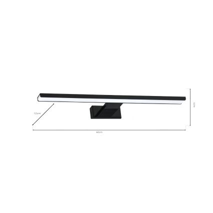 LED væglampe til badeværelse SHINE 1xLED/13,8W/230V IP44