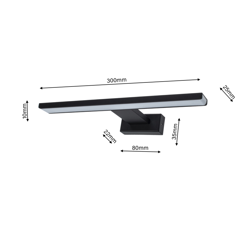 LED væglampe til badeværelse SHINE 1xLED/7W/230V IP44