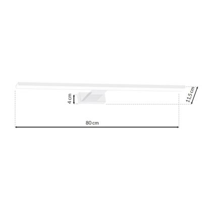 LED væglampe til badeværelse SHINE WHITE LED/15W/230V IP44