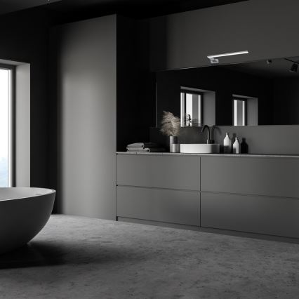 LED væglampe til badeværelset SHINE LED/11W/230V 45 cm IP44 højglans krom