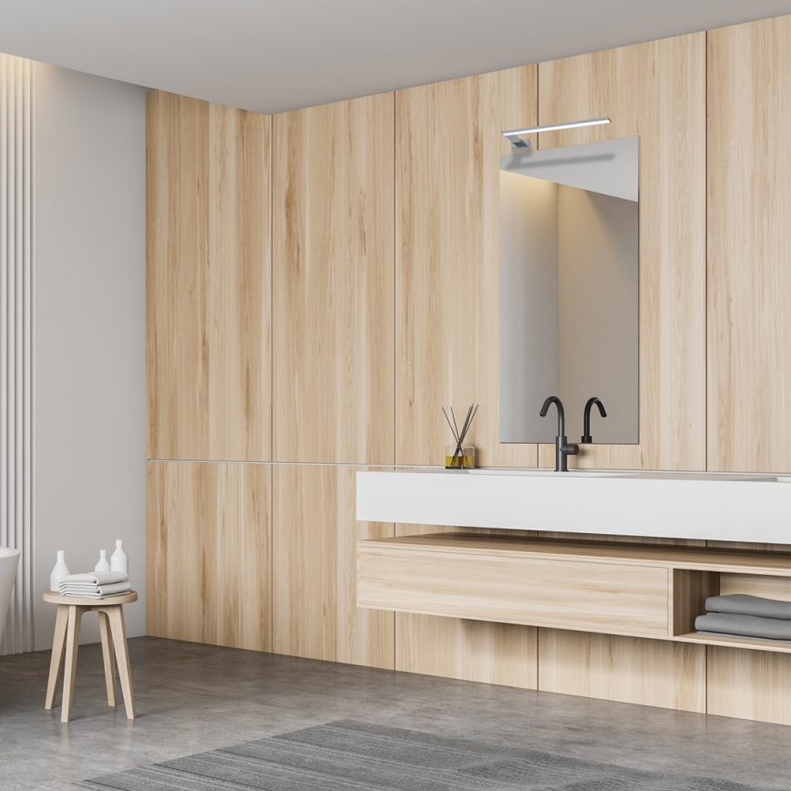 LED væglampe til badeværelset SHINE LED/11W/230V 45 cm IP44 højglans krom