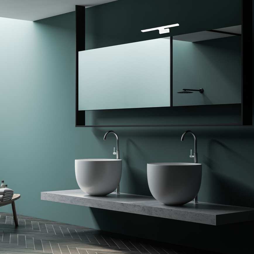 LED væglampe til badeværelset SHINE LED/7W/230V 30 cm IP44 hvid