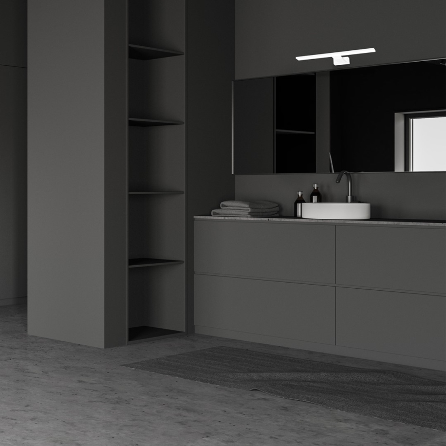 LED væglampe til badeværelset SHINE LED/7W/230V 30 cm IP44 hvid