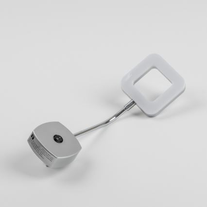 LED væglampe til stikkontakt LED/3,2W/230V mat krom