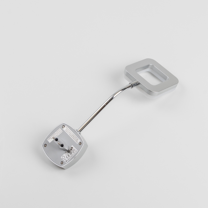 LED væglampe til stikkontakt LED/3,2W/230V mat krom