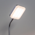 LED væglampe til stikkontakt LED/3,2W/230V poleret krom