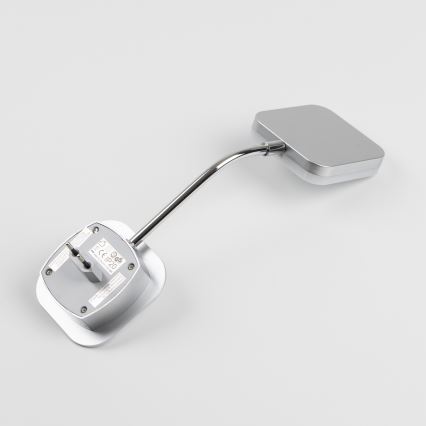 LED væglampe til stikkontakt LED/3,2W/230V poleret krom