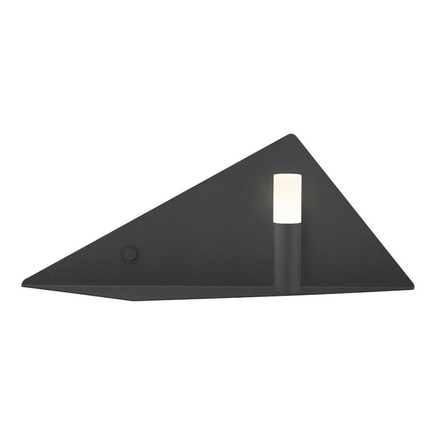 LED væglampe TRIGON LED/3W/230V sort