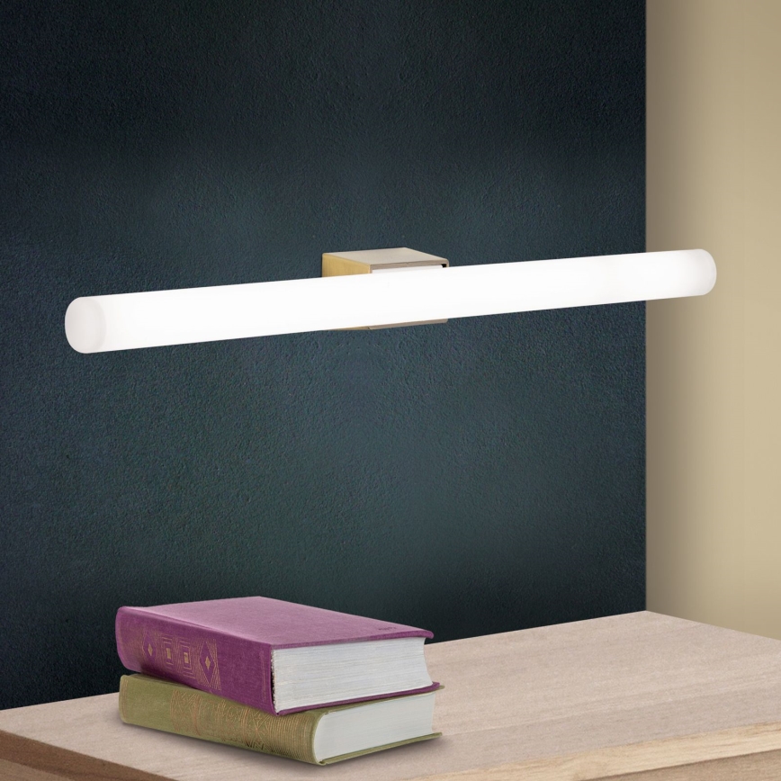 LED væglampe VISAGIST 1xS14d/8W/230V messing