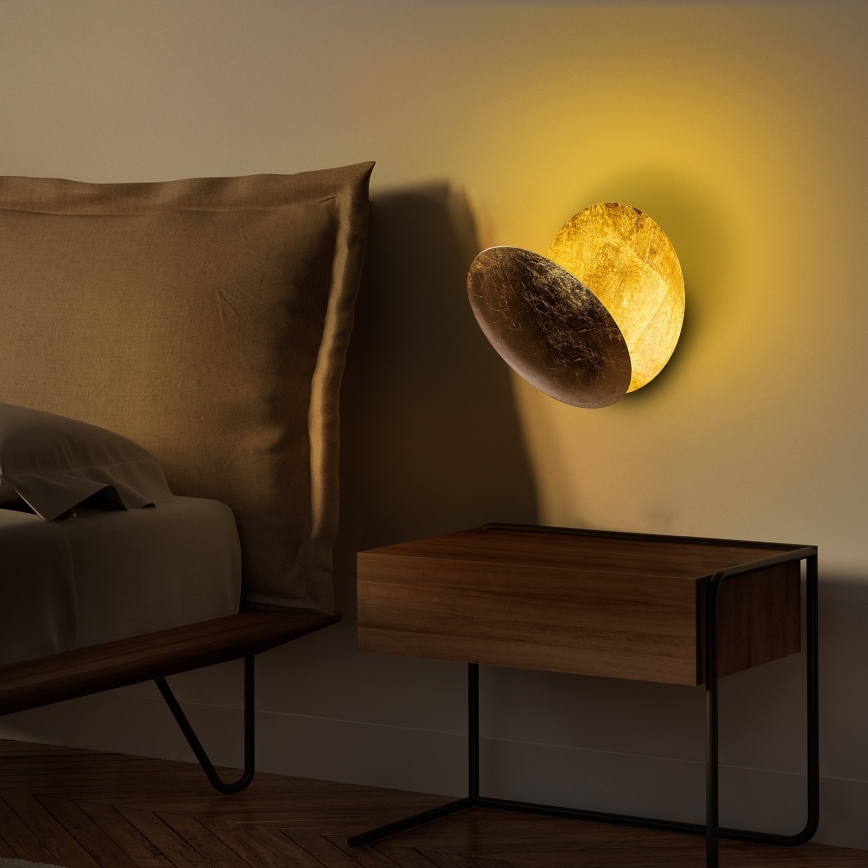 LED væglampe YOSMA LED/5W/230V 3000K guldfarvet