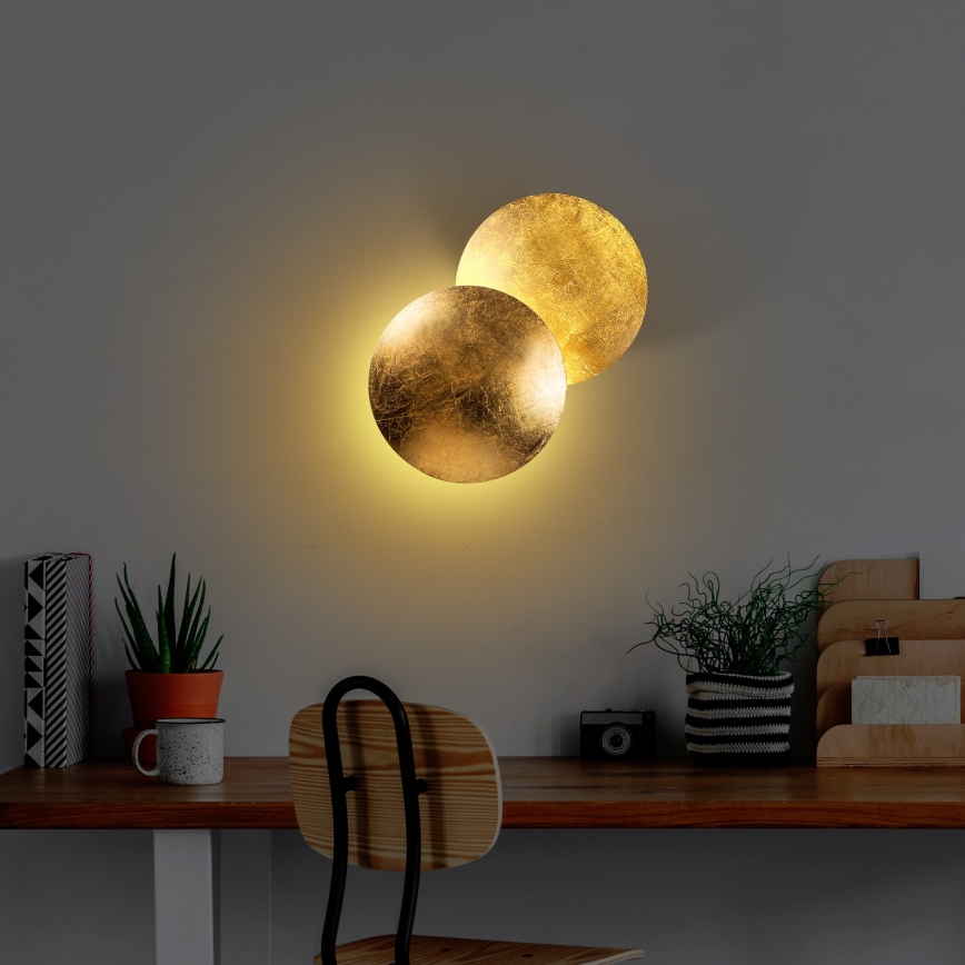 LED væglampe YOSMA LED/5W/230V 3000K guldfarvet