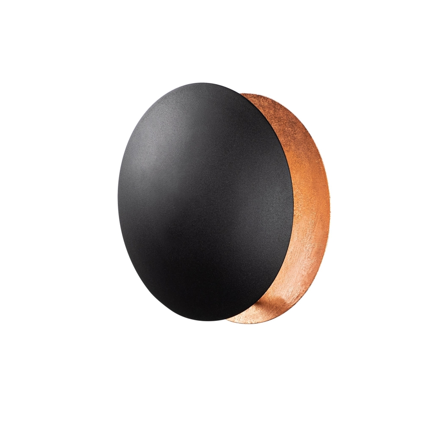 LED væglampe YOSMA LED/5W/230V 3000K sort/kobber