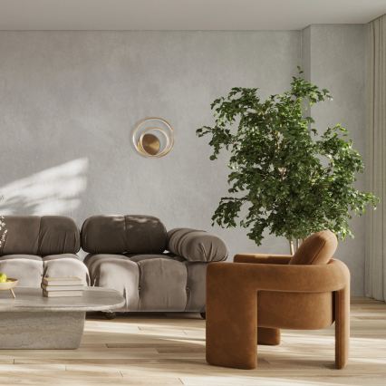 LED væglampe ZEFIRA LED/14W/230V 4000K guld
