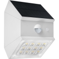 LED vægmonteret solcellelampe med sensor LED/2,5W/3,7V 3000/4000/6000K IP65 1200 mAh hvid