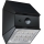 LED vægmonteret solcellelampe med sensor LED/2,5W/3,7V 3000/4000/6000K IP65 1200 mAh sort
