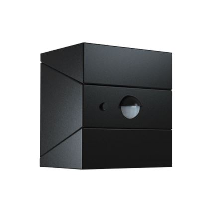 LED vægmonteret solcellelampe med sensor LED/2,5W/3,7V 3000/4000/6000K IP65 1200 mAh sort