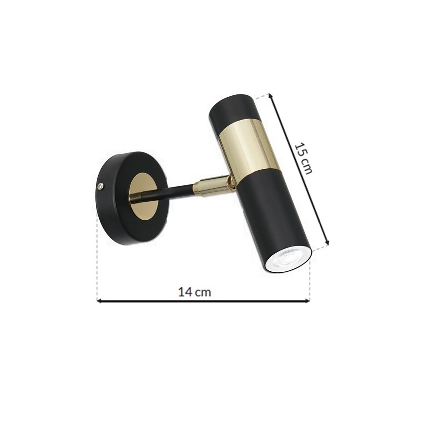 LED vægspot DALLAS 1xGU10/3W/230V
