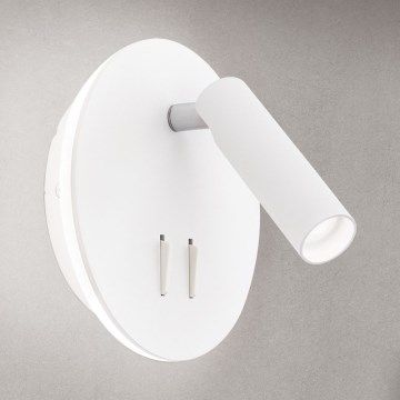 LED vægspot LENNY LED/6W/230V + LED/3W hvid
