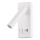 LED vægspot med USB LED/2W/230V hvid