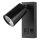 LED vægspot med USB LED/5W/230V sort