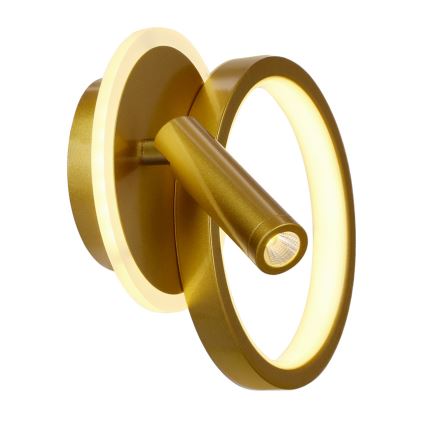 LED vægspot MONET LED/15W/230V guld