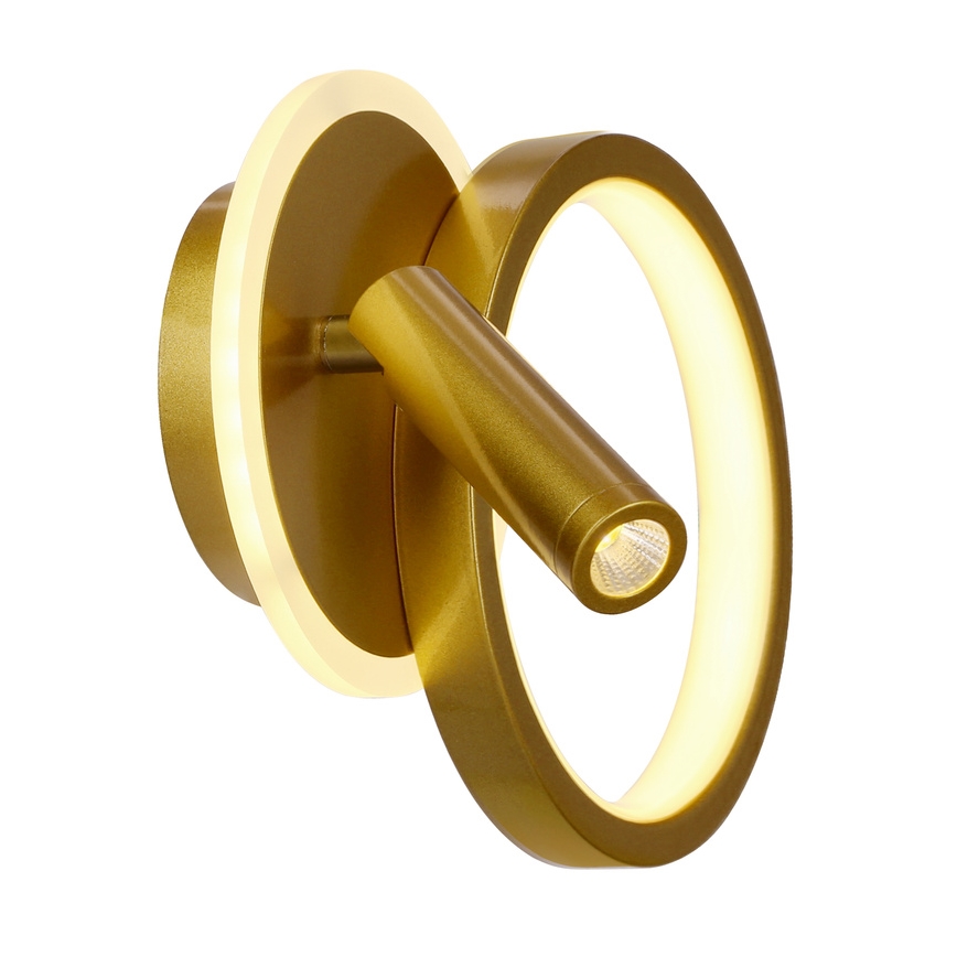 LED vægspot MONET LED/15W/230V guld