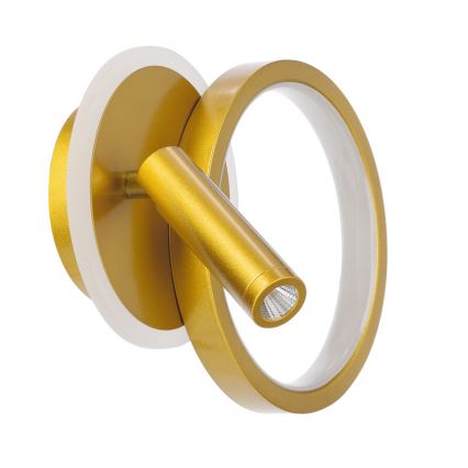 LED vægspot MONET LED/15W/230V guld