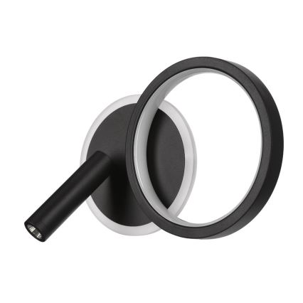 LED vægspot MONET LED/16W/230V sort
