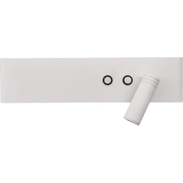 LED vægspot RESORT LED/10W/230V + LED/3W hvid, højre